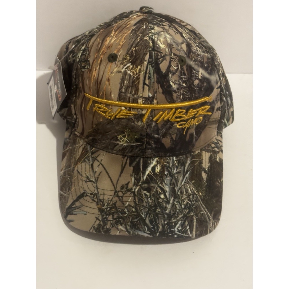 NEW True Timber Camouflage Cap Hat Baseball Cap Adjustable Camo Logo
